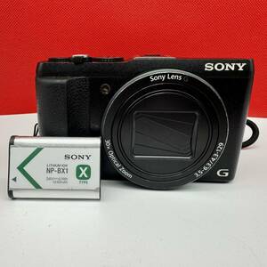 ▲ SONY Cyber-Shot DSC-HX60V G コンパクトデジタルカメラ ブラック 動作未確認 現状品 ジャンク ソニー