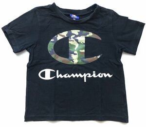 チャンピオン ビッグロゴ デカロゴ キッズ120 子供服　　Champion 迷彩ロゴ 玉3304