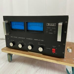 ■TI0924◇744 良品 McIntosh マッキントッシュ パワーアンプ MC2500 【西濃運輸 法人様限定商品】