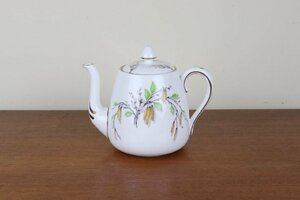 クラウンスタッフォードシャー　ティーポット　コーヒーポット　CROWN STAFFORDSHIRE　ヴィンテージ　イギリス　つ248