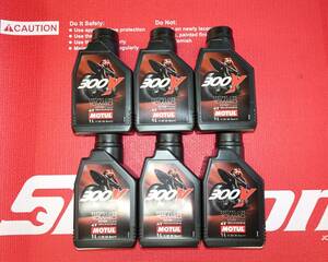 【送料無料！6本セット♪】MOTUL　300V FACTORY LINE ROAD RACING 100%化学合成油 10W40 