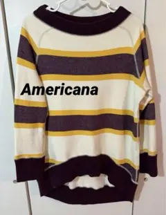 Americana アメリカーナ　スウェット　ボーダー