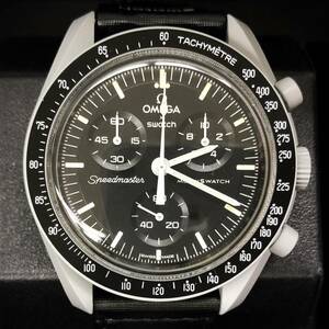 未使用品 / OMEGA×SWATCH / MISSION TO THE MOON / Speedmaster / オメガ / スウォッチ / スピードマスター / 稼働 / 箱/ケース/付属等付