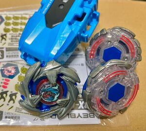 コバルトドラグーン ストリングベイランチャーL ライトニングエルドラゴ 2種 左回転機セット ベイブレードX beyblade 1円開始