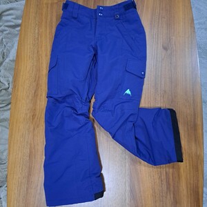 BURTON バートン スノーボード　ジュニア　Sサイズ　JPN126-133ｃｍ US7-8　パンツ　ブルー　ベンチレーション付