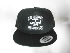 JB即決 THE HIGHWAY MURDERERS　ハイウェイマーダース メッシュキャップ CAP 黒　ＳＫ８　ＲＯＣＫ　ハーレーダビッドソン　チョッパー