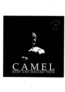 CAMEL　DUST AND DREAMS TOUR 海外パンフレット　Andrew Latimer アンディ・ラティマー　直筆サイン入り　宛名入り　