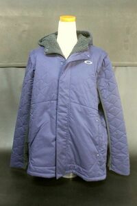 OAKLEY オークリー メンズ 2wayスリーブ 中綿ジャケット パデッドベスト 裏ボア FOA402870/UNEVEN PUFF JACKET 3.0 ネイビー サイズXL★