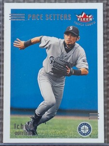 2002 Fleer Triple Crown #265 ICHIRO SUZUKI Pace Setters Seattle Mariners Orix Blue Wave