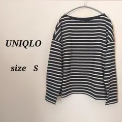 【UNIQLO】良品　ロンT　長袖　ボーダー　ユニクロ　レディース