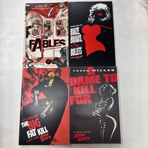 a1101-4.洋書 アメコミ FRANK MILLER SIN CITY 他 4冊 American comics darkhorse コミックス フランクミラー 趣味 サブカル