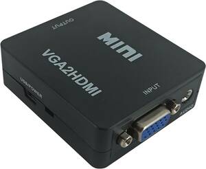 VGA メス to HDMI メス 変換コンバーター デジタル変換 アナログ D-Sub 15pin