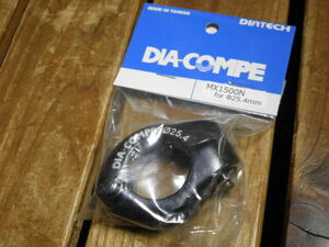 ブラック 黒　MX1500N　φ25,4mm シートクランプ　DIA-COMPE ダイヤコンペ　オールドBMX用　復刻版 新品未使用　OLDBMX　ダイアコンペ