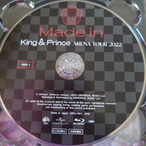 【2形態Blu-rayセット】 King & Prince ARENA TOUR 2022 -Made in- (初回限定盤+通常盤) Blu-ray キンプリ ライブ コンサート 倉庫L