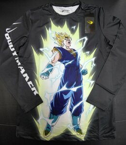 ドラゴンボールZ 長袖 Tシャツ ロングスリーブ サイズL ブラック ベジータ BODYMAKER