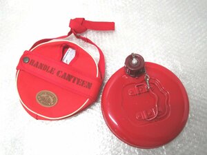 ■◆稀少カラー 森田製作所　ハンドル水筒　1L 赤　 MORITA HANDLE CANTEEN　