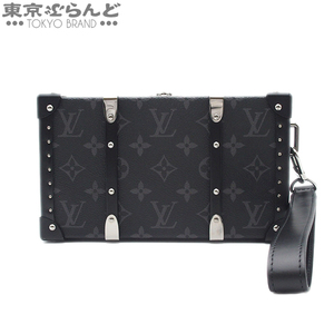 101747867 ルイヴィトン LOUIS VUITTON ウォレット トランク クラッチバッグ M20249 モノグラムエクリプス メンズ