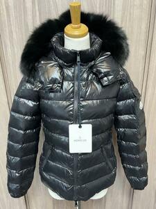 未使用・本物保証☆MONCLER BADYFUR バディファー ブルーフォックスファー ダウンジャケット TG1 ブラック 人気モデル