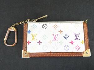 LOUIS VUITTON ルイヴィトン モノグラム マルチカラー ポシェット クレ ブロン コインケース 