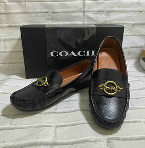 COACH コーチ ローファー FG2956 / MARGOT LOAFER / 24.0cm ブラック