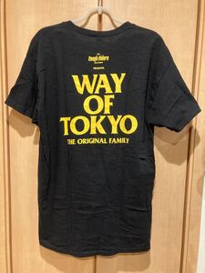 美品 RATS ラッツ Tシャツ/WAY OF TOKYO イエロー Lサイズ 黒 ブラック