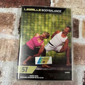 57　★レスミルズ★Lesmills★DVD★CD★英語コレオノート★中古品★BodyBalance57　★ボディバランス★３点セット