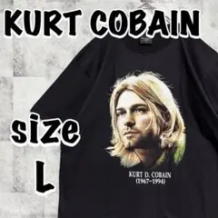 W459 バンドT『CURT COBAIN 』プリントtシャツ　カートコバーン