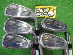 GK石川橋●新品558 【レディース】 キャロウェイ◆◇PARADYM MAX FAST◇◆ELDIO40 for Callaway(JP)◆L◆アイアン5本セット◆パラダイム◆