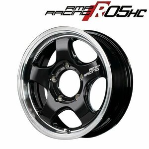 MID RMP RACING R05HC (ブラック/リムポリッシュ) アルミホイール4本セット 16×5.5J 5H PCD139.7 +20