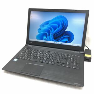 Windows11 Pro TOSHIBA dynabook B55/J PB55JTB44RAQD21 Core i5-8250U メモリ8GB M.2 SSD 256GB 15.6インチ T010666