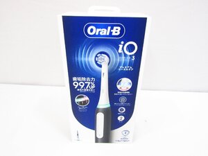 未開封 BROWN Oral-B ブラウン オーラルB iO3 マットブラック iOG.3.1C6.0 BK_H 充電式 電動歯ブラシ 丸型回転 未使用品 ◆1201