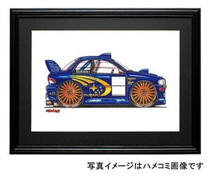 イラスト GCインプレッサ（WRC・横）