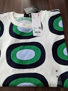 ユニクロ UNIQLO マリメッコ marimekko グラフィック Tシャツ 半袖 WOMEN M 緑【新品未使用】レディース Мサイズ