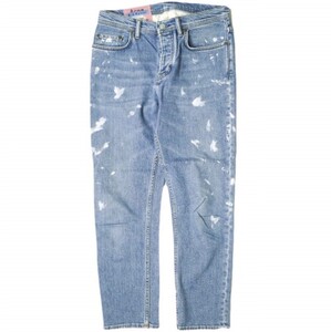 Acne Studios Bla Konst アクネ ストゥディオズ イタリア製 River Paint Vintage Jean ペンキペイント スリムデニムパンツ B00012-863 29