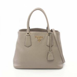 プラダ ブランドオフ PRADA レザー ハンドバッグ レザー 中古 レディース