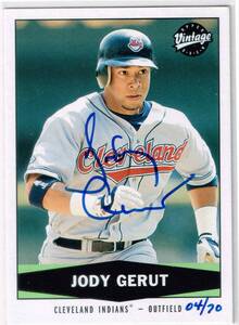 MLB 2004 UD SP Authentic Buy Back Autograph Jody Gerut 04/70 Auto Upper Deck バイバック 直筆サイン ジョディ・ゲルート