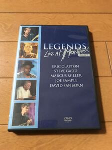 希少! eric clapton☆legends live at montreux 1997☆エリッククラプトン☆DVD☆国内盤☆人気！貴重！レア！ジャンク！見本品