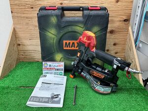 【10-1201-MY-1-1】MAX マックス HV-R32G2 32ｍｍ高圧エアねじ打機 ターボドライバ【中古動作品】