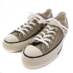 コンバース CONVERSE オールスター ALL STAR ローカットキャンバススニーカー シューズ US4.5 23.5cm ベージュ 1SD377 /BM ■OF