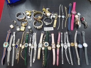 0102A33　腕時計　ジャンク品　おまとめ40点　SEIKOセイコー、QUARTZ　 など ※動作未確認