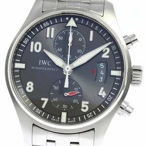 IWC IWC SCHAFFHAUSEN IW387804 パイロットウォッチ スピットファイア クロノグラフ 自動巻き メンズ 保証書付き_808069