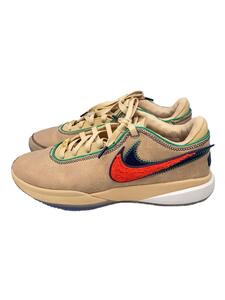 NIKE◆レブロン20 EP フォーホースメン/27.5cm/DV9089-200/ナイキ/ハイカットスニーカー/ベージュ