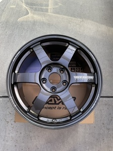 【納期要確認】RAYS Volk Racing TE37 SAGA S-plus SIZE:7.5J-17 +44(F1) PCD:114.3-5H Color:MM ホイール2本セット