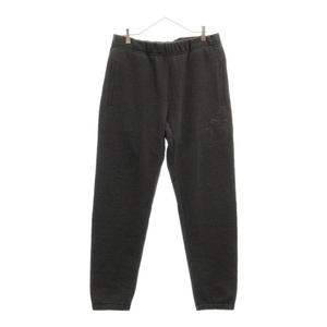 CHROME HEARTS クロムハーツ GRP Y NOT Sweat Pants ワイノットクロスレザーパッチ付きスウェットパンツ ブラック