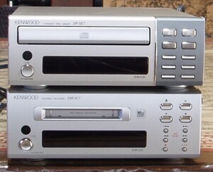 KENWOOD CD&MDデッキDP-SE7/DM-SG7　ジャンク扱い