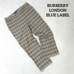 BURBERRY BLUE LABEL バーバリー ノバチェック アンクルパンツ