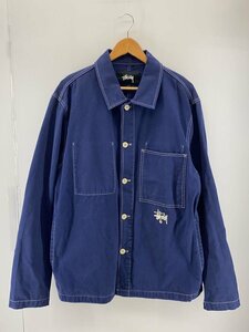 STUSSY◆カバーオール/L/コットン/NVY//