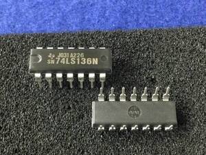 SN74LS136N【即決即送】TI TTL 74LS136 [AZT10-24-22/294530] Texas Instruments TTL ５個