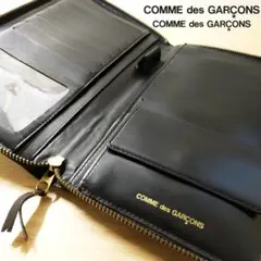 【希少】COMMEdesGARCONS コムデギャルソン レザー 長財布 黒