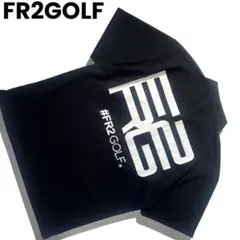 FR2 GOLF エフアールツーゴルフ　メンズ　バッグロゴ　ポロシャツ　L ロゴ